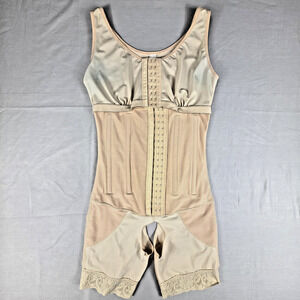 Full Body Shaper Faja High Compression Postpartum Surgical Recovery Lace Trim L